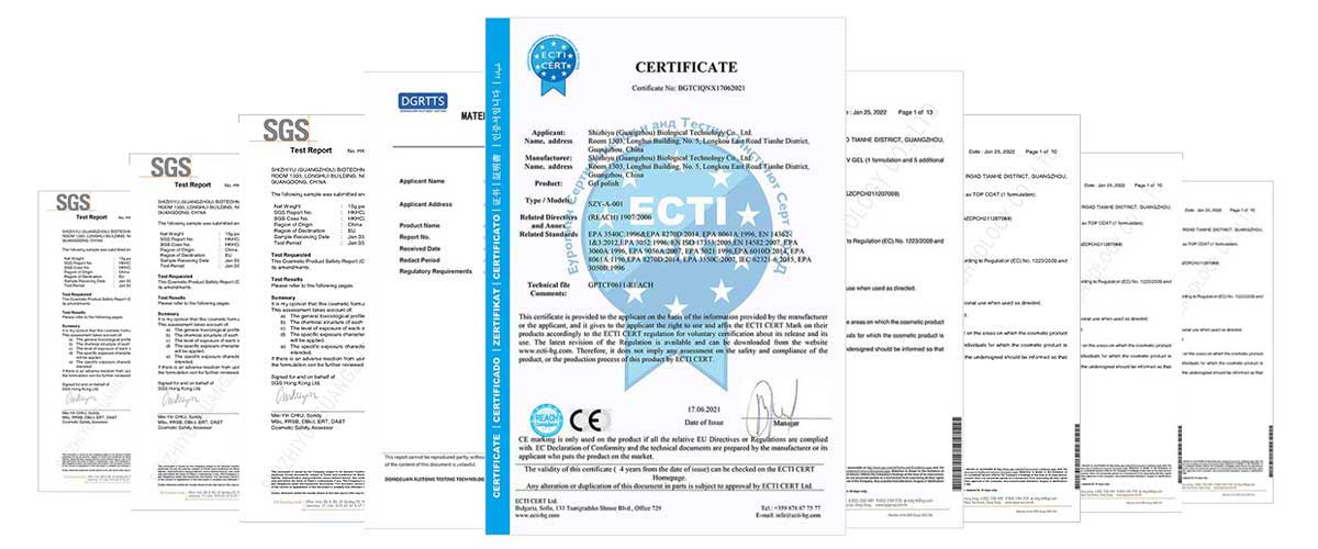 Поставки гвоздей B2B, различные сертификаты на продукцию | Susansay