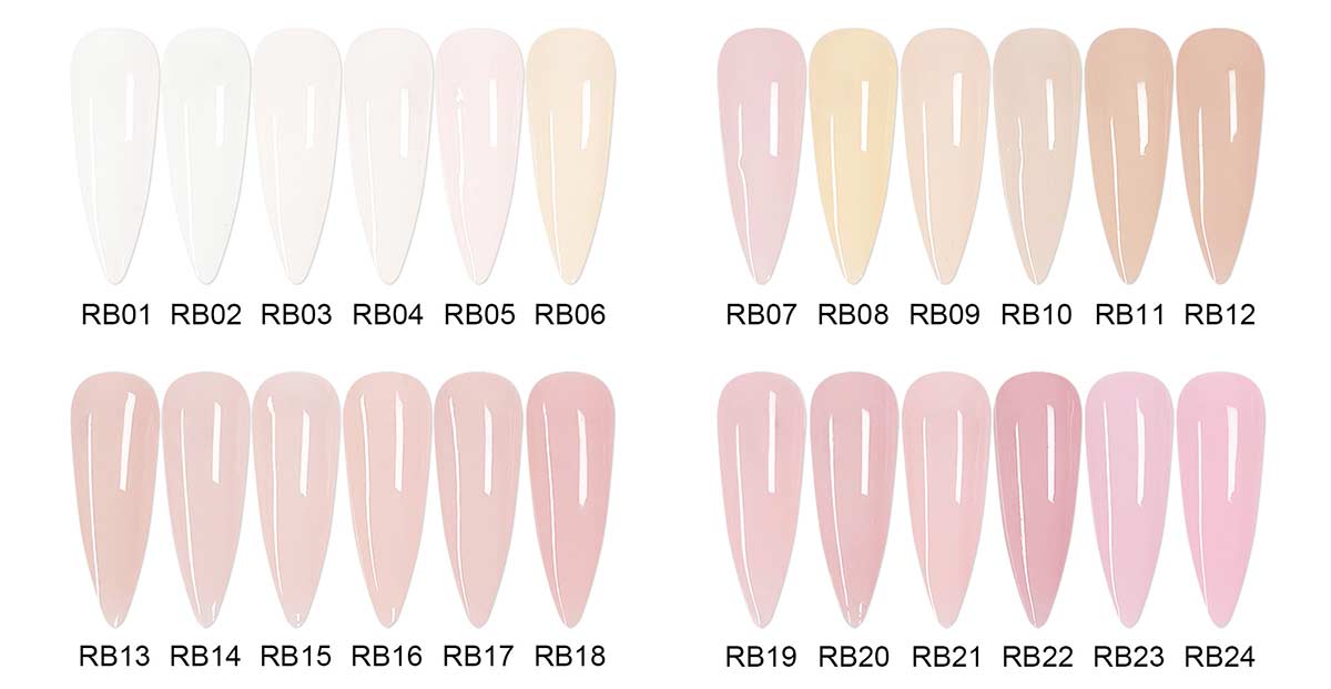 Образцы цветов резиновой основы | Susansay