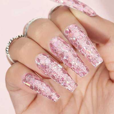 Профессиональная пудра с блестками для ногтей | Susansay