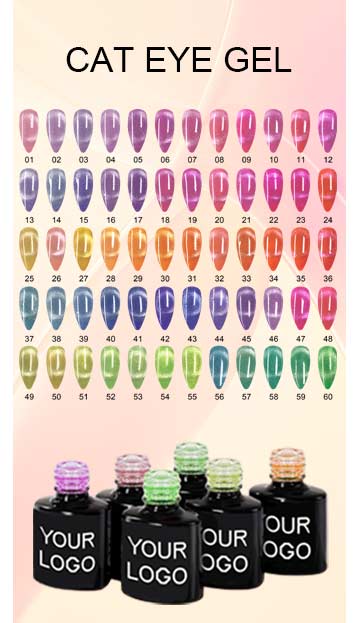 гелевый лак для ногтей «кошачий глаз» | susansay