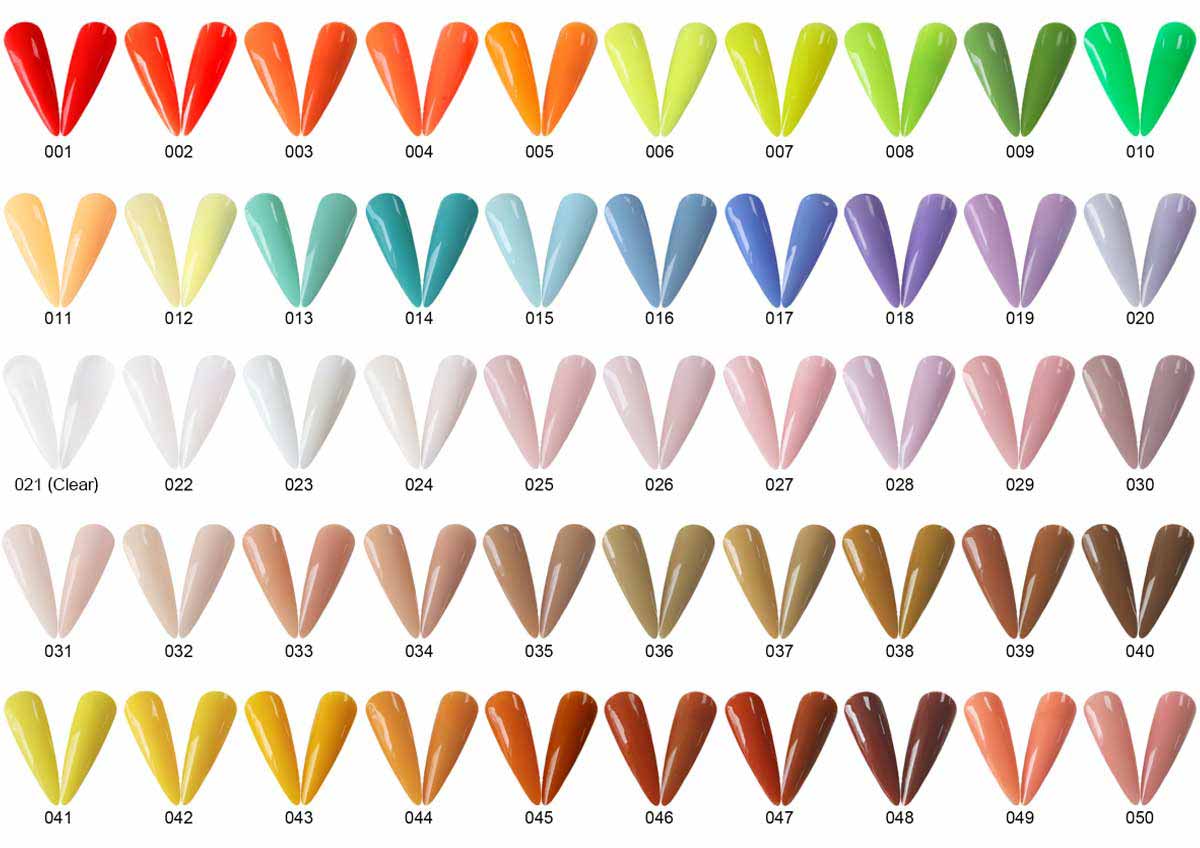 Пудра для ногтей объемные цвета | Susansay