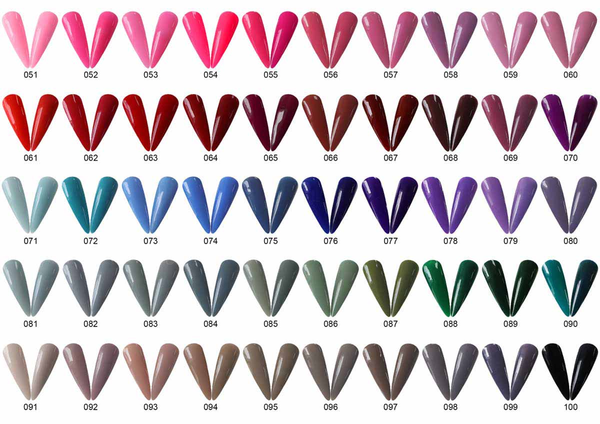 Пудра для ногтей объемные цвета | Susansay