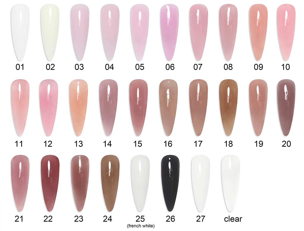 Цветовая палитра полигеля Tenteu | Сьюзансей